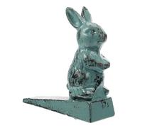 LOEFLIFA Vintage Cast Iron Rabbit Door Stopper Non-Slip Safety Door Wedge for Home Office Iron Material with Inclined Design Versatile Use Tile Concrete Floors Wind Draft Protection
