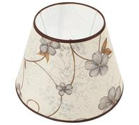 LOEFLIFA Vintage Flower Pattern Table Lamp Shade Replacement Cloth Light Cover for Study Library Cozy Ambiance Simple Structure Design