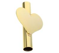 LOEFLIFA Wall Mounted Mini Tube Wall Mounted Iron Art Flower Vase 7.9x3.5x3.1inch Iron Chic Heart Shape Creative Design for Room Dinner Party Decoration