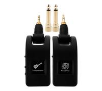 LOEFLIFA Wireless Guitar Transmitter and Receiver System 2.4Ghz Small Rechargeable Wireless Instrument Audio Transmitter for Electric Guitar Bass Ukulele with 1-Channel Transmission