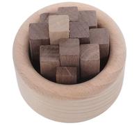 LOEFLIFA Woodpile Shape Beech Wood Essential Oil Diffuser Ornament for Home Aromatherapy, Desktop Wood Diffuser Decor without Oil, Suitable for Living Room and Bedroom Use