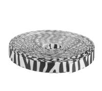 LOEFLIFA Zebra Print Craft Ribbon Wide Roll Wear-Resistant Polyester Multi-Function Ribbon for Gift Wrapping and Craft Projects
