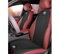 LOERSS Car Seat Covers Custom Set, For Alfa Romeo Giulietta 2015-2020, Breathable and Non-Slip Ice Silk, Front Rear Seat Cushions, Interior Decoration Accessories,Bla-ck
