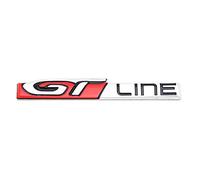 LOERSS Car Side Body Badge Stickers, For Peugeot 3008 5008 GT 2017-2020, Line Logo Emblem Decals, Protection Sticker, Exterior Modification Accessories,B