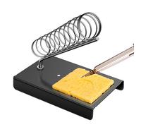 Lötkolbenständer - Quadratische Lötbasis mit hoher Temperaturbeständigkeit und robuster, rutschfester Lötkolbenhalterung, ideal for the Reparatur von Haushaltsgeräten, Fabrikelektronik