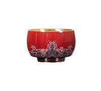 loeusjfnr Ceramic Tea Cup Ceramic Tea Cup with Gilded Handle Enamel-Decorated Large Handmade Bowl Personal Use Home Luxury Set Cups for Tea