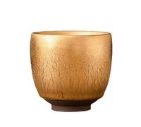 loeusjfnr Ceramic Tea Cup Ceramic Teacup, Personal Cup, Owner's, Single, Gilded Kiln-Changed Golden Bowl Cups for Tea