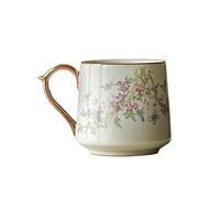 loeusjfnr Ceramic Tea Cup Decorative Office Meeting Cup for Tea and Water | The Curved Handle Is Comfortable To Hold When Drinking Tea At Home