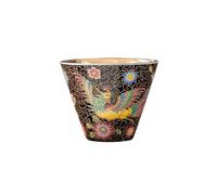 loeusjfnr Ceramic Tea Cup Enameled Master's Cup Gilded Tea Ceramic Bowl Kung Fu Set Single Conical Tasting Personal Cups for Tea