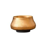 loeusjfnr Ceramic Tea Cup Gilded Jianzhan Master's Cup with Large Buddha Belly Design Iron-Bodied Gold Oil-Drip Tea Bowl Set Cups for Tea