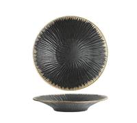 loeusjfnr Pasta Plates European Ceramic Plate Round Western Restaurant Steak Dish Retro Decor Vegetable Salad Plates Home Kitchen Tableware(B,L)