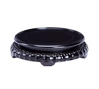 loeusjfnr Plant Pedestal Stand Bonsai Display Stand Wood Round Base Ceramic Vase Teapot Flower Pot Buddha Statue FishTank Odd Stone Ornament Rotatable Pedestal Stands for Display