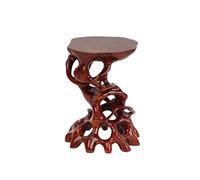 loeusjfnr Plant Pedestal Stand Plant Shelves Hand-carved Crafts Creative Tree Root Shape Carving Odd Jade Small Potted Base for Home Office Decoration Pedestal Stands for Display