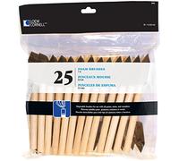 Loew-Cornell Foam Brushes 25/Pkg-1-inch Width, Other, Multicoloured, 5.81 x 24.42 x 24.86 cm