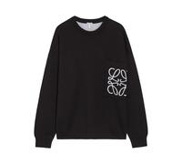 Loewe Anagram Cotton-blend Jumper - Black And White - M