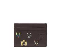 LOEWE cats plain cardholder in classic calfskin - Brown One Size