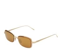 Loewe Eyewear Anagram Metal Sunglasses Gold/Yellow