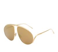 Loewe Eyewear Signature Pilot Sunglasses Gold