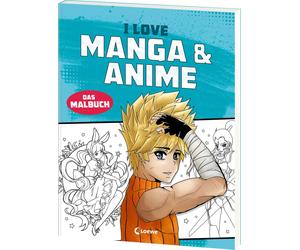 Loewe Kreativ I love Manga & Anime - Das Malbuch: Perfektes Geschenk (Paperback)
