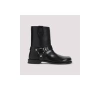 Loewe Leather Harness Boots In Black Black 7
