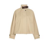 Loewe Leather-trim Cotton and Silk-blend Jacket - Beige - 40 (UK12 / M)