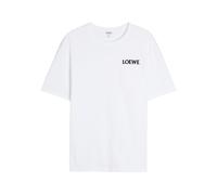 Loewe Logo-embroidered Stretch-cotton T-shirt - White - M