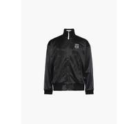 Loewe Mens Black Brand-embroidery High-neck Relaxed-fit Woven-blend Jacket L