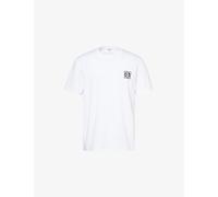 Loewe Mens Loewe Logo-Embroidered Short-Sleeve Cotton T-Shirt White M