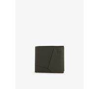 Loewe Mens Loewe Puzzle Edge Bifold Leather Wallet Dark Khaki