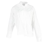 Loewe Preloved Button-Down Long Sleeve Shirt In White Cotton White