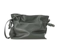 Loewe Preloved Medium Flamenco Clutch In Green Nappa Leather In Olive Olive