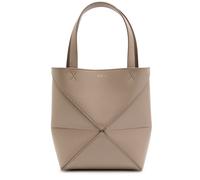 Loewe Puzzle Fold Mini Leather Tote - Sand - One Size