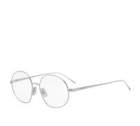 Loewe Slim Round Metal Glasses Shiny Palladium
