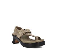 Loewe Textured Platform Sandals Multi 7