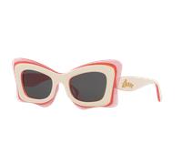 Loewe Woman Sunglass Paulas Ibiza LW40140U - Frame color: Brown, Lens color: Grey