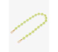 Loewe Womens Acid Green/gold X Paula's Ibiza Doughnut-link Acetate and Stainless-steel Chain