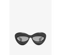Loewe Womens Black G00036ix02 Cat-eye Acetate Sunglasses