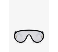 Loewe Womens Black X Paula's Ibiza G000487x01 Wave Mask Round-frame Acetate Sunglasses 1 Size