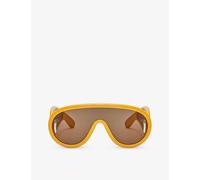 Loewe Womens Earth Yellow X Paula's Ibiza G000487x01 Rectangle-shape Acetate Sunglasses 1 Size