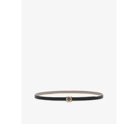 Loewe Womens Loewe Anagram Reversible Leather Belt Black/Clay 32