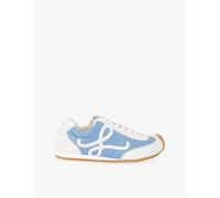 Loewe Womens Loewe Ballet Runner 2.0 Nylon and Leather Trainers Blue/Pal.C Eur 37 / 4 UK Women