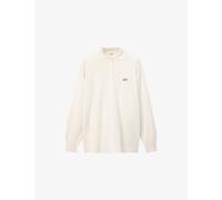 Loewe Womens Loewe Logo-Embroidered Relaxed-Fit Cashmere-Blend Polo Jumper White M