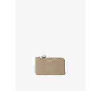 Loewe Womens Loewe Pebble Coin Leather Card Holder Clay 1 Size