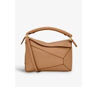 Loewe Womens Loewe Puzzle Mini Leather Cross-Body Bag Toffee 1 Size