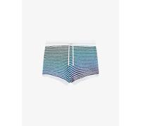 Loewe Womens Loewe x Paula's Ibiza Stripe-Print Knitted Cotton-Blend Shorts Multicolor/White M
