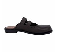 LOEWE Women's Preloved Campo Mary Jane Mules in Brown Leather | Size: 7