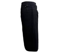 LOEWE Women's Preloved Deconstructed-Effect Midi Skirt in Black Cotton | Size: 38