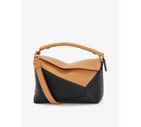 Loewe Womens Warm Desert/black Puzzle Edge Small Leather Cross-body Bag 16.5x24x10.5cm
