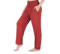 Lofbaz Yoga Pants for Women High Waist Sweatpants Workout Joggers Maternity Clothing Pajamas Leggings Womens Clothes Dark Burgundy XL