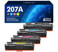 LOFBLAT 207A 207X Compatible Toner (Without Chip) for HP 207A W2210A 207X Multipack for HP Color Laserjet Pro MFP M283fdw M255dw M283fdn M283 M255 M255nw M282nw M282 (Black Cyan Yellow Magenta, 4 ---